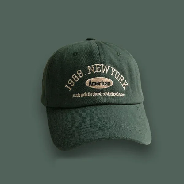 Korean Retro Baseball Hat Women's Autumn Winter Versatile Ins Street Letter Embroidered Caps Summer Couple Men Official Website - Image 16
