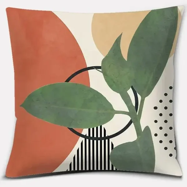 2023 Brown Green Abstract Series Pillow Gift Home Office Decoration  Bedroom Sofa Car Cushion Cover case 45x45 - Image 14