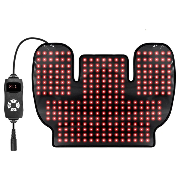 Heating Red&Infrared Light Shoulder for Body Upper Back 660nm&850nm Dual-chip LED Wearable Wrap Pad Pain Relief Muscle Relaxing - Image 7