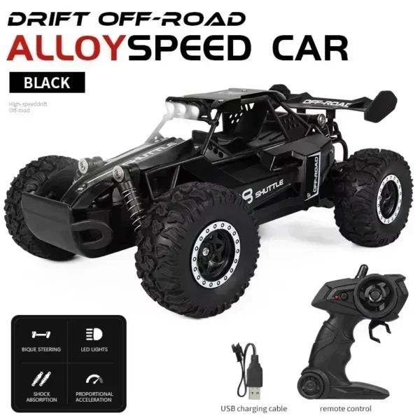 New 1:16 RC Car Remote Control Cars 2.4G Buggy Truck Drift Racing Climbing Off Road Vehicle Outdoor Toy Boy Kids Childrens Gifts - Image 9