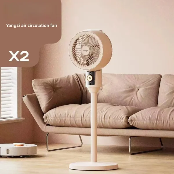 New Model Quiet Standing Floor Fan with Remote Control Air Circulation Fan for Home Use And Dormitory Use - Image 9
