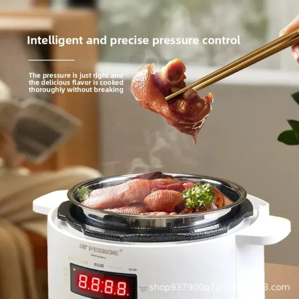 Automatic Mini Electric Pressure Cooker for 1-3 People High Pressure Stainless Steel Multi-Function Gift Home Use - Image 3