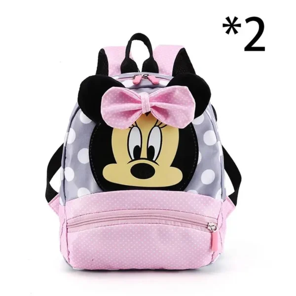 Disney New Backpack 2025 Minnie Schoolbag For Kids Cartoon Kindergarten Schoolbag Kawaii Pink Backpack As a Gift For Children - Image 10