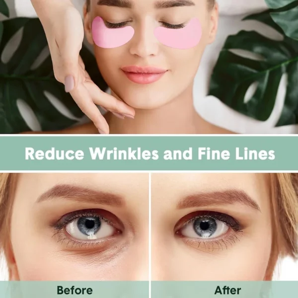 Hot 1Pair Reusable Under Eyelash Pads Silicone Stripe Lash Lift Eyelash Extension Eye Patches Under Eye Gel Patch Makeup Tools - Image 5