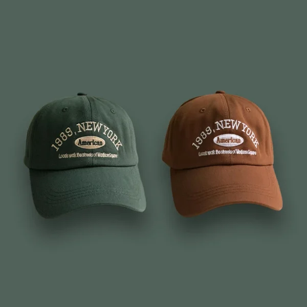 Korean Retro Baseball Hat Women's Autumn Winter Versatile Ins Street Letter Embroidered Caps Summer Couple Men Official Website - Image 3