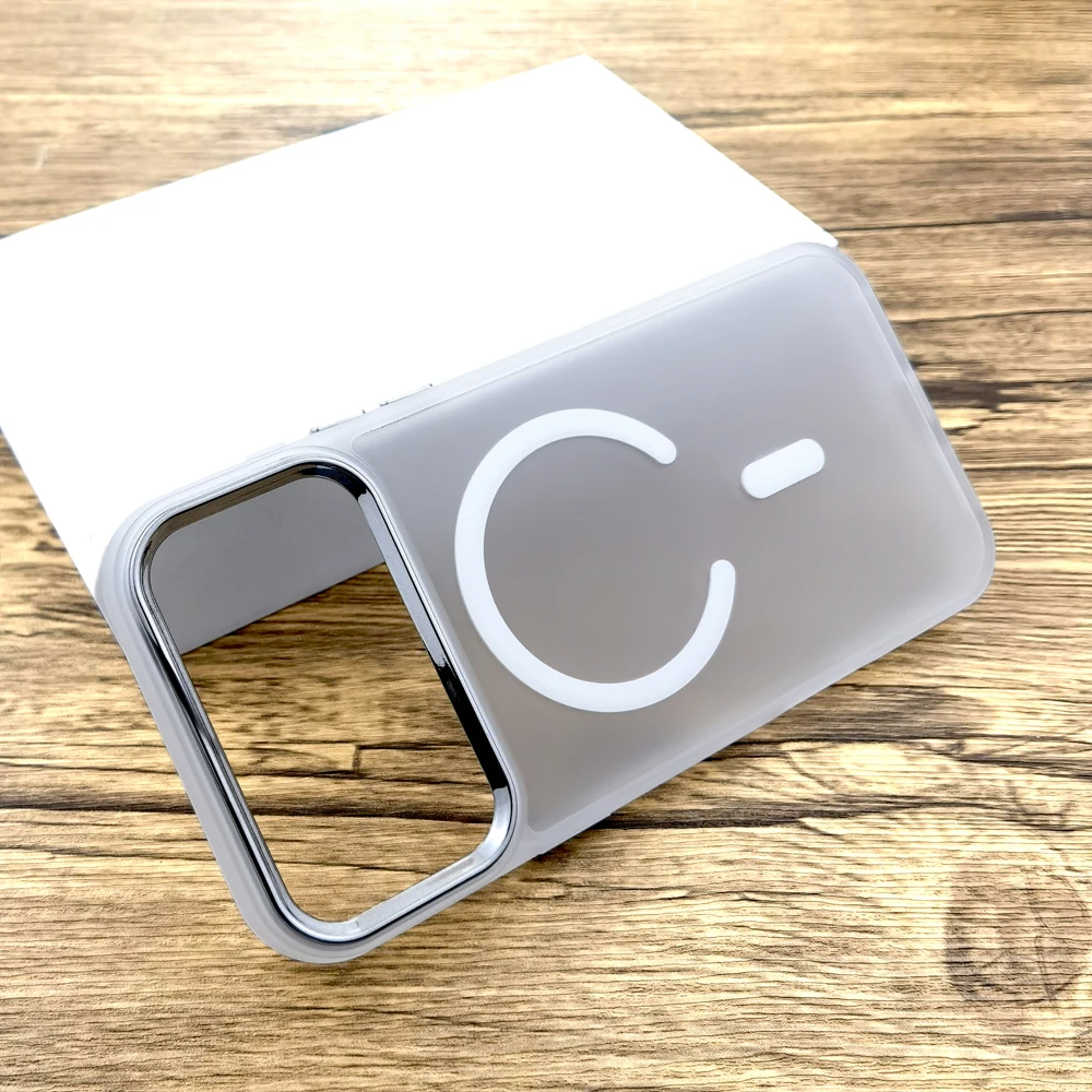 Luxury Matte Translucent Case For iPhone 17 Air 16 15 14 13 12 11 Pro Max 17Pro iPhone17 Magsafe Mag Safe Wireless Charge Covers 3 Luxury Matte Translucent Case For iPhone 17 Air 16 15 14 13 12 11 Pro Max 17Pro iPhone17 Magsafe Mag Safe Wireless Charge Covers - Image 3