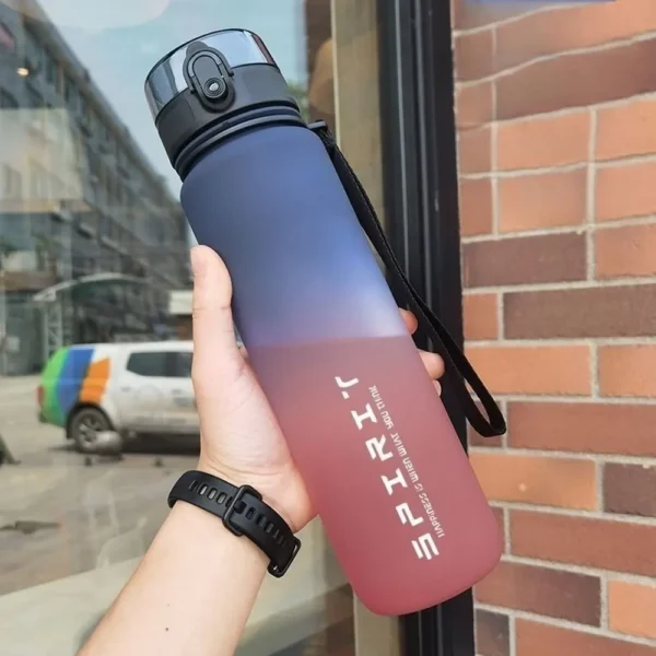 500ML/1000ML Large Capacity Sports Water Bottle Motivational Leak Proof Portable Reusable Plastic Cups Outdoor Travel Gym Jugs - Image 5