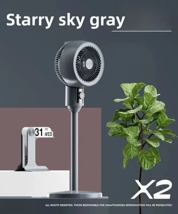 New Model Quiet Standing Floor Fan with Remote Control Air Circulation Fan for Home Use And Dormitory Use - Image 10