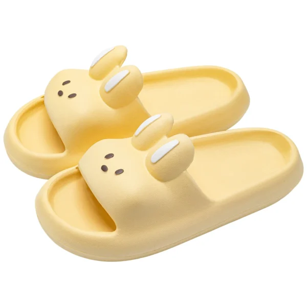 Cartoon Rabbit Slippers Soft Thick Sole Cute Slides Women Men Couples Summer Beach Sandals Bathroom Shower Non Slip Shoes - Image 10