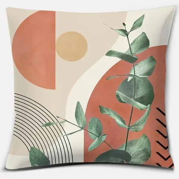 2023 Brown Green Abstract Series Pillow Gift Home Office Decoration  Bedroom Sofa Car Cushion Cover case 45x45 - Image 13
