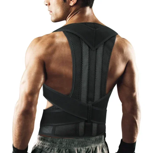 Posture Corrector Back Support Belt Orthopedic Corset Back Brace Support Back Straightener Adjustable Shoulder Wrap XXXL Amagi
