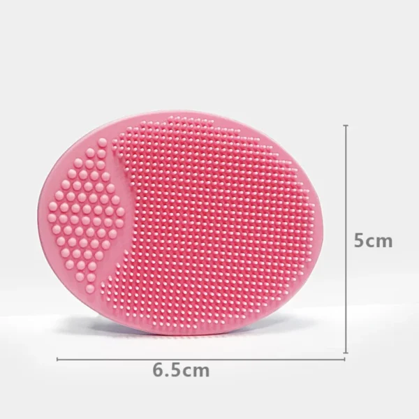 ‌Silicone Scalp Massager Brush - 2-in-1 Shampoo & Facial Cleanser Exfoliator for Sensitive Skin/Hair Care - Image 5