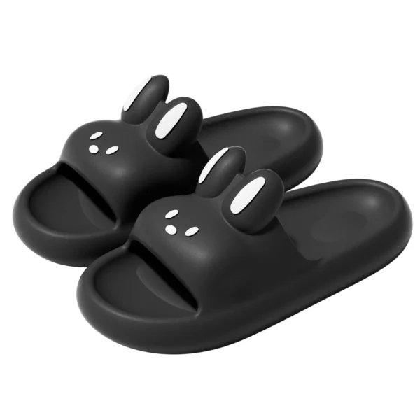 Cartoon Rabbit Slippers Soft Thick Sole Cute Slides Women Men Couples Summer Beach Sandals Bathroom Shower Non Slip Shoes - Image 13