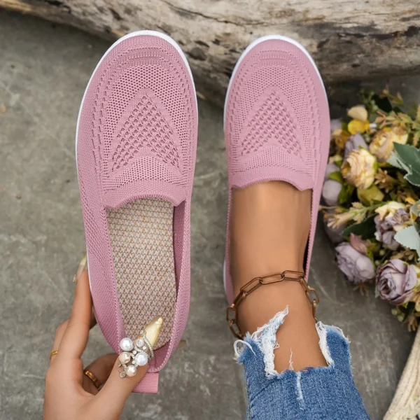 Summer New Women's Mesh Slip-On Casual Shoes Breathable Comfortable Fashionable One-Step Shoes Easy to Wear And off Shoes - Image 15
