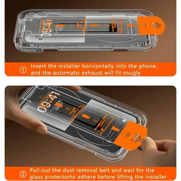 1-3Pcs Oleophobic Coating Dust Free Easy Installation Screen Protector for IPhone 13 11 16 12 14 15 Pro Max Mini XS XR Glass - Image 6