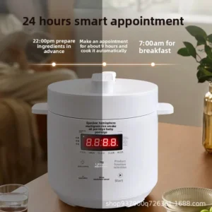 Automatic Mini Electric Pressure Cooker for 1-3 People High Pressure Stainless Steel Multi-Function Gift Home Use