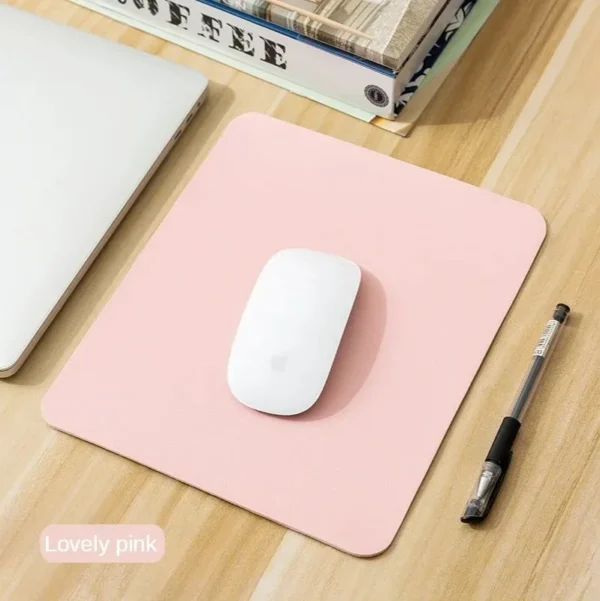 Small PU mouse pad Non-Slip Gaming Desktop Mouse Pad Waterproof Anti-Scratch Easy To Clean Mat For PC Laptop Desktop - Image 12