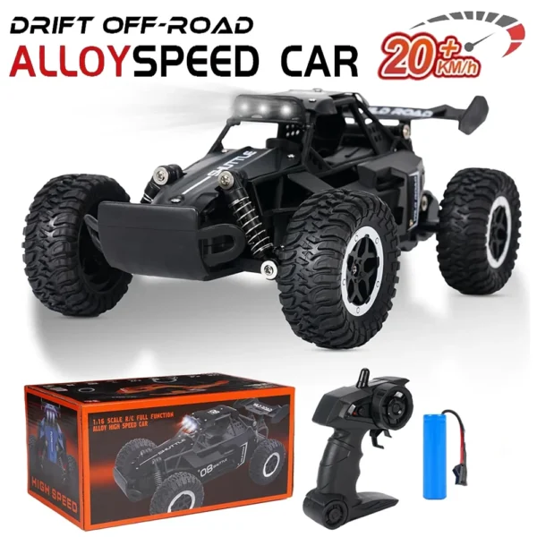 New 1:16 RC Car Remote Control Cars 2.4G Buggy Truck Drift Racing Climbing Off Road Vehicle Outdoor Toy Boy Kids Childrens Gifts