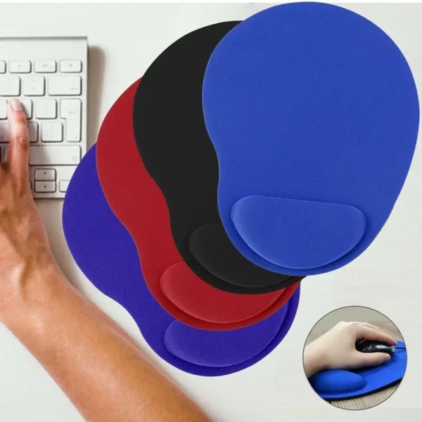 Ergonomic Wrist Rest Mouse Pad Comfortable Wrist Support Non Slip Mice Mat Soft Mousepad For PC Laptop Computer - Image 3