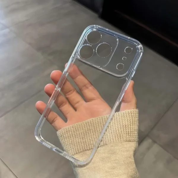 Clear Phone Case For iPhone 17 Pro Max Cover iphone 17 16 15 14 13 12 11 Pro X Xs XR Max 7 8 Plus SE 2002 Cover Case - Image 2