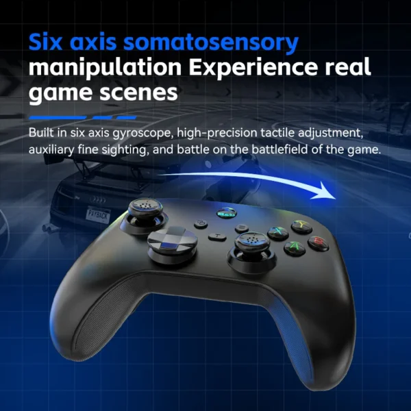 G6 Mobile Game Controller For Switch/IOS/Andriod/PC Support Streaming media/cloud Game Mobile Phone GamePad Hall effect joystick - Image 3