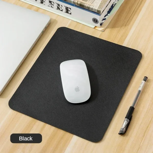 Small PU mouse pad Non-Slip Gaming Desktop Mouse Pad Waterproof Anti-Scratch Easy To Clean Mat For PC Laptop Desktop - Image 2