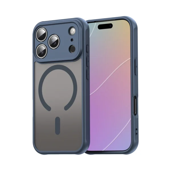 Shockproof Skin feel Matte Translucent Magnetic Case For iPhone 17 Pro Max 16 15 14 13 12 Pro Max Plus 17 Air 16e Magsafe Case - Image 7