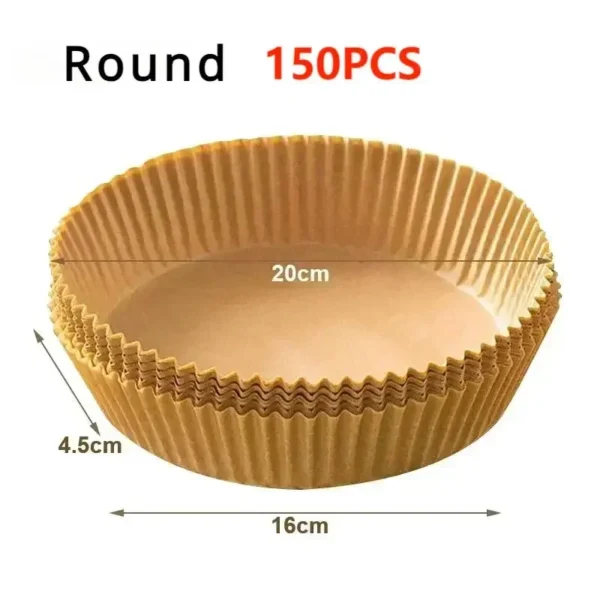 50/100pcs Air Fryer Baking Paper Non-Stick Airfryer Baking Papers Round Air-Fryer Paper Liners Paper Kitchen Accessories - Image 17