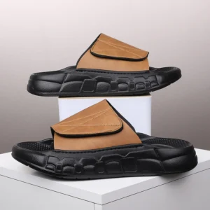 Summer Men's Casual Slip-On Sandals - Anti-slip, Breathable, Cool and Soft, Quiet Indoor and Outdoor Slippers