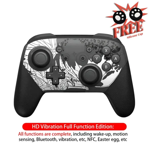 Wireless Pro Controller Compatible with Switch/Switch Lite/Switch OLED Switch Remote Gamepad with Joystick Double Vibration NFC - Image 16