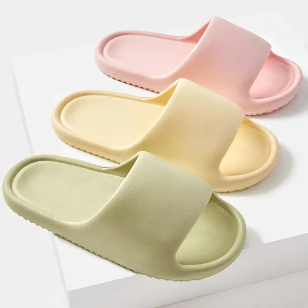 Women Lightweight Slippers Flat Sandals Indoor Slippers EVA Comfortable Breathable Anti-slip Slides Shower Shoes - Image 2