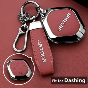 Home 60 Zinc Alloy Car Key Case Fob for Chery Jetour Dashing IDM I-DM X-1 Plus DTC 2022 2025 Keychain Remote Cover Bag Shell Accessories