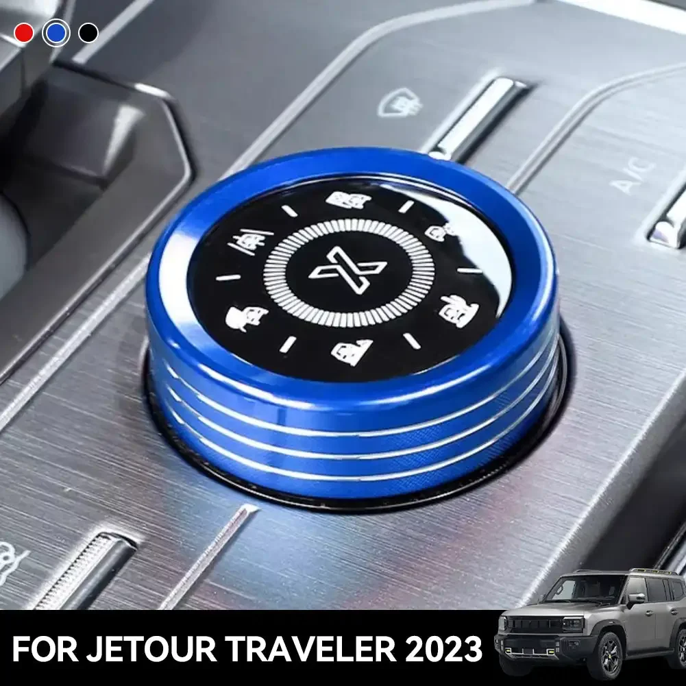 Modified Central Control Knob for Chery Jetour Traveler Shanhai T2 Decoration Circle Gear Shift Interior Driving Knob Alloy Car 1 Modified Central Control Knob for Chery Jetour Traveler Shanhai T2 Decoration Circle Gear Shift Interior Driving Knob Alloy Car